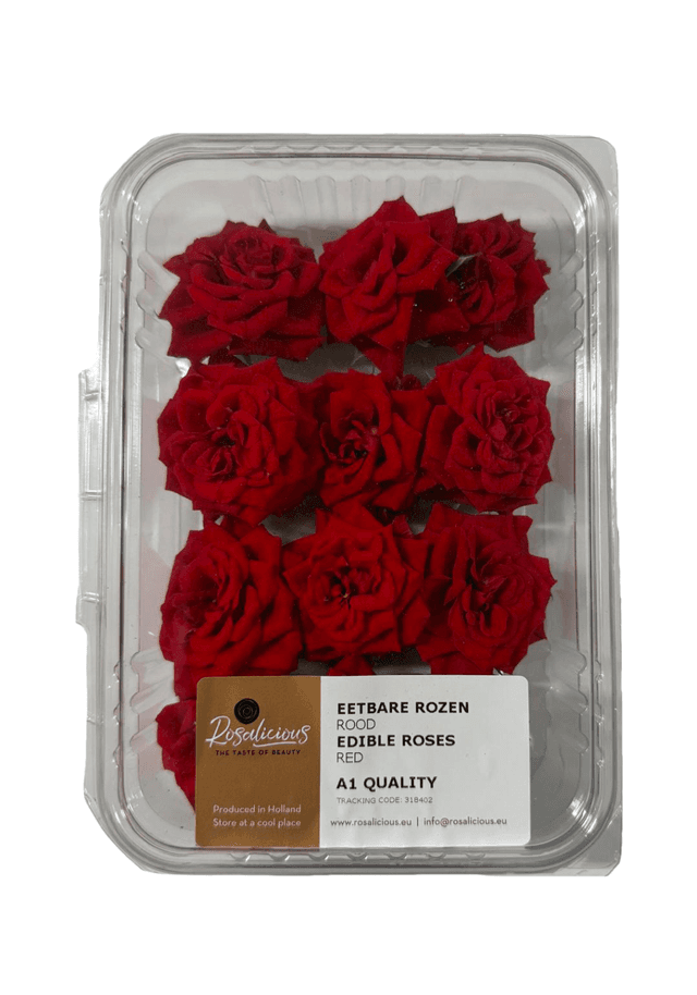 Eetbare rozen schaal best.