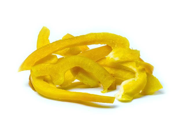 Gele paprika reepjes per kilo