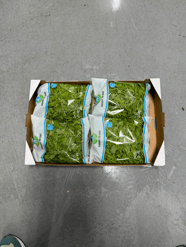 Rucola 4x 250 gram = 1 kg.