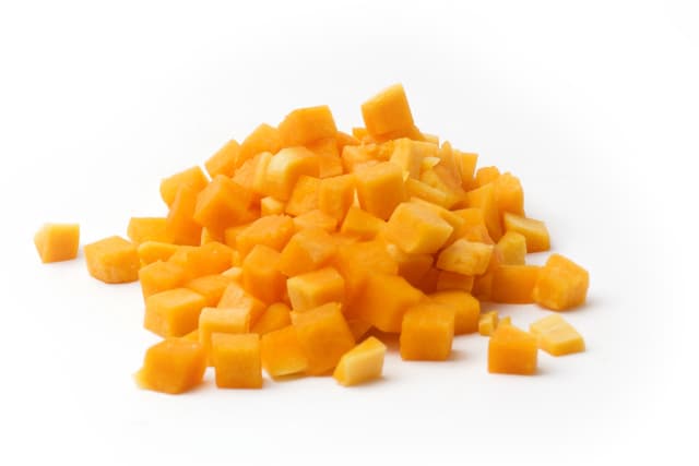 Flespompoen in blokjes (10mm) per kilo