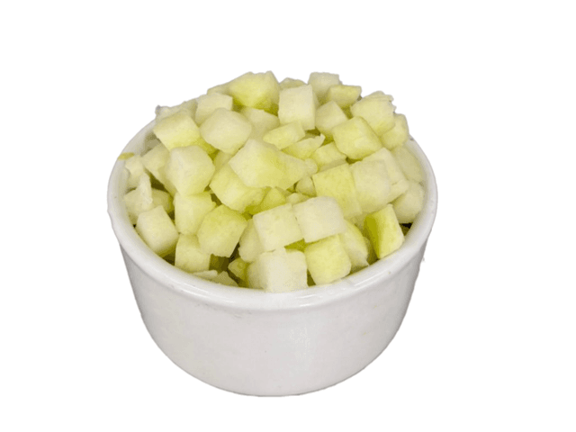 Koolrabi in blokjes per kilo