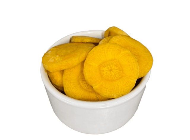 Winterpeen geel plak