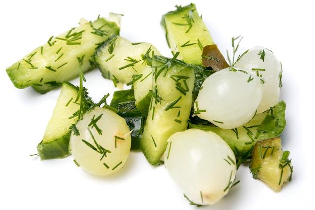 Komkommer salade (zonder dres) kg