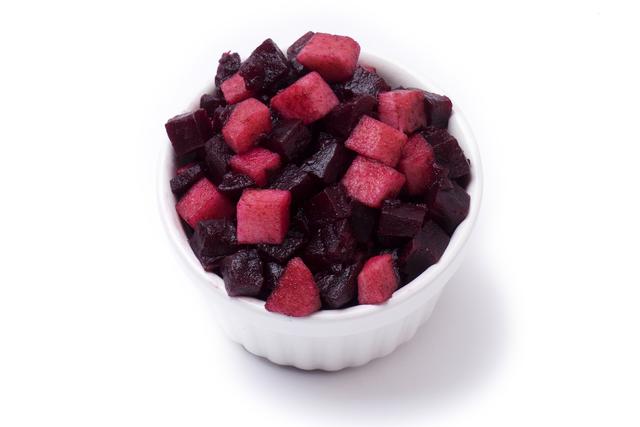 Bieten blok met appel blok per kilo