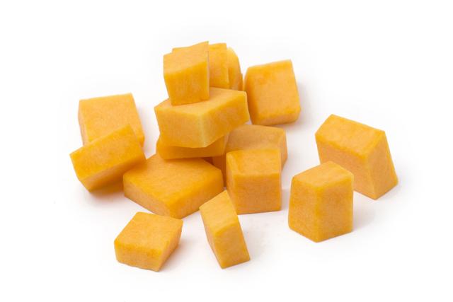 Flespompoen blokjes 2.5cm per kilo