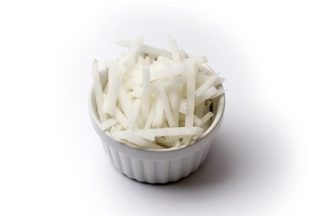 Rettich reep gesneden per kilo