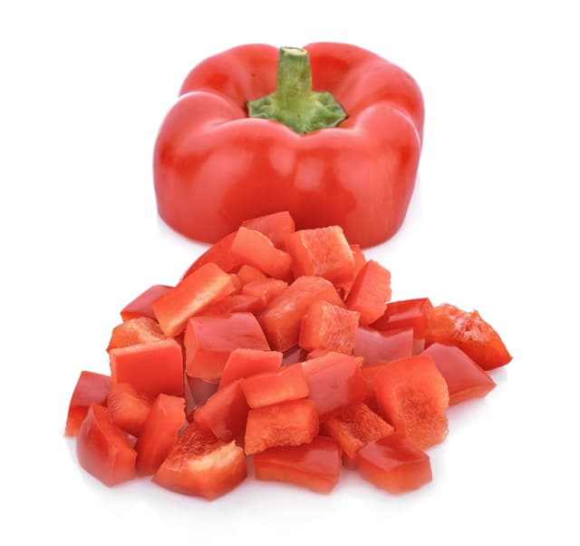 Rode paprika blok per kilo