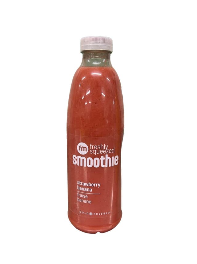 Smoothie aardbei banaan 1 liter