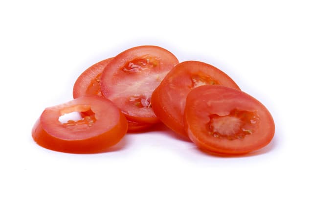 Gesneden tomaten plak per kilo